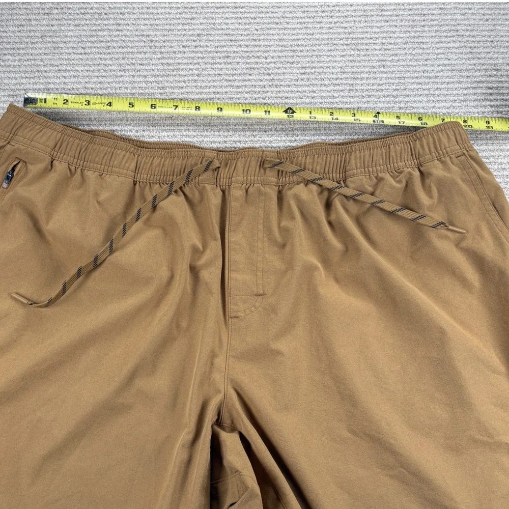L.L.Bean Multisport Shorts Mens XXXL Brown 9" Inseam Active Hiking Travel Casual - Picture 8 of 13